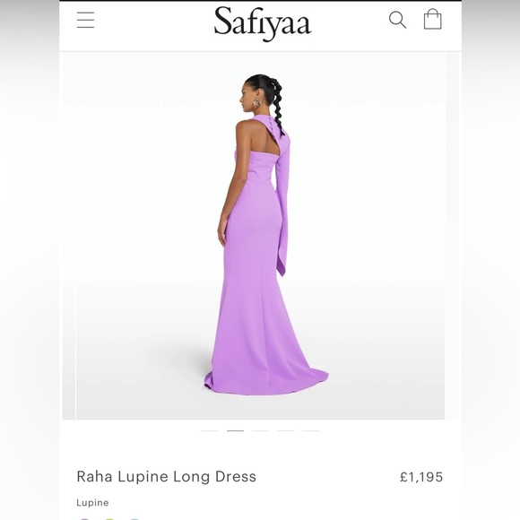 Safiyaa Raha Lupine Long Dress - Picture 2 of 10